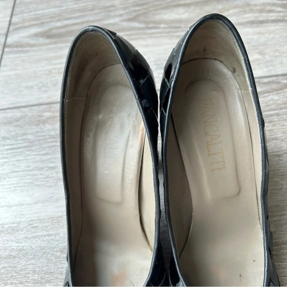 Fancaltti Handmade Weave Leather Full Leather Pumps - Picture 8 of 13